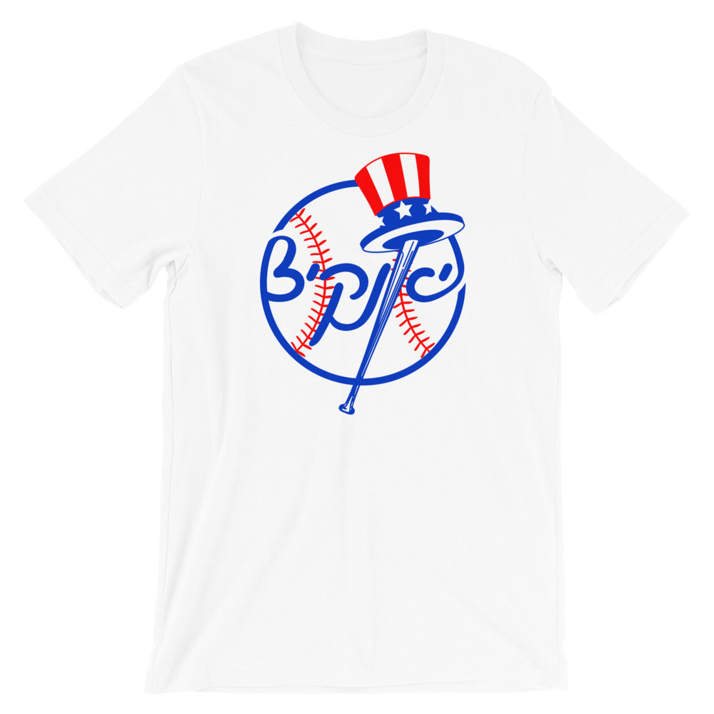 New York Yankees Jaquard Oversized Mesh White T-Shirt